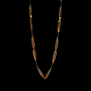 Small Ancient Roman Link Stone Necklace