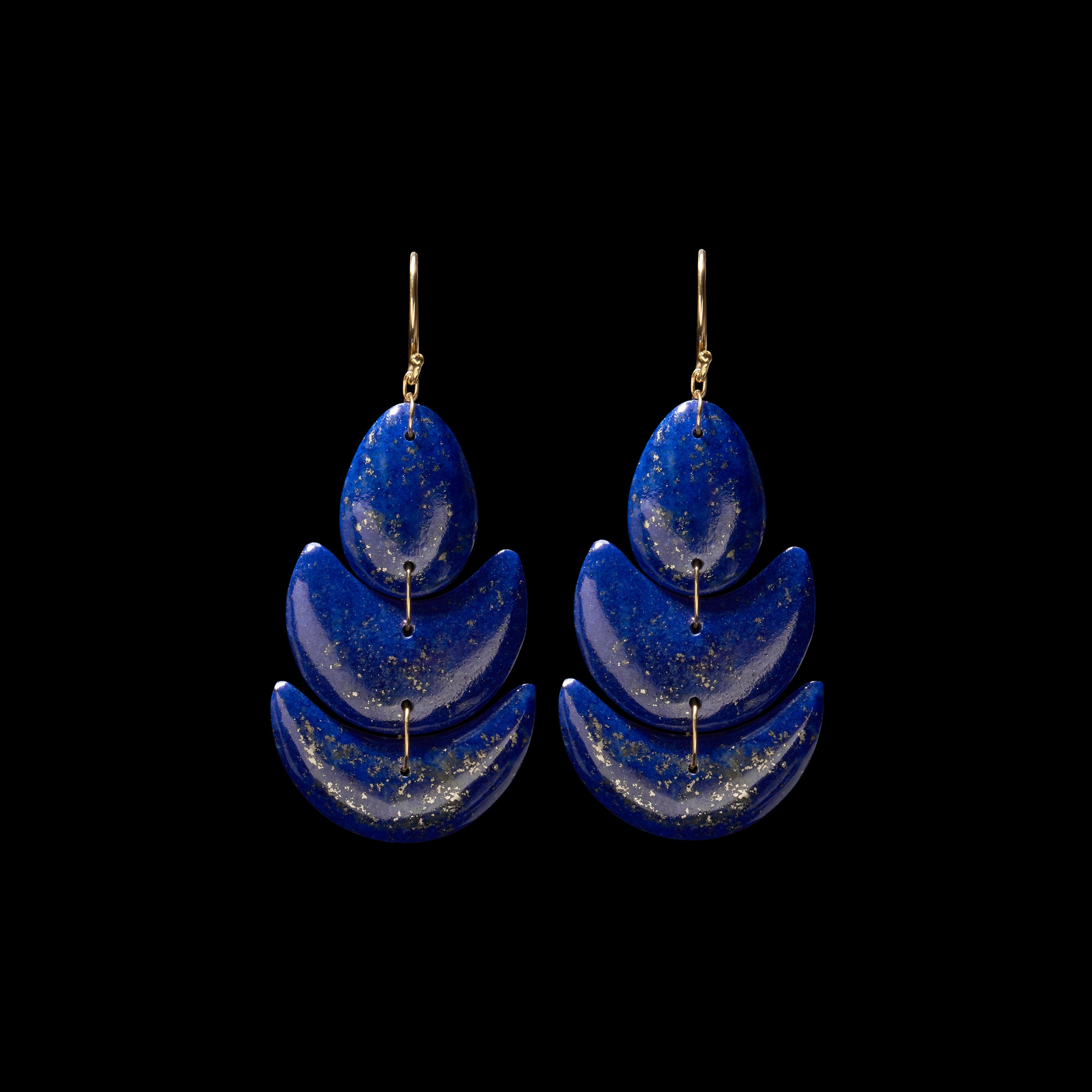 Lotus Stone Earring