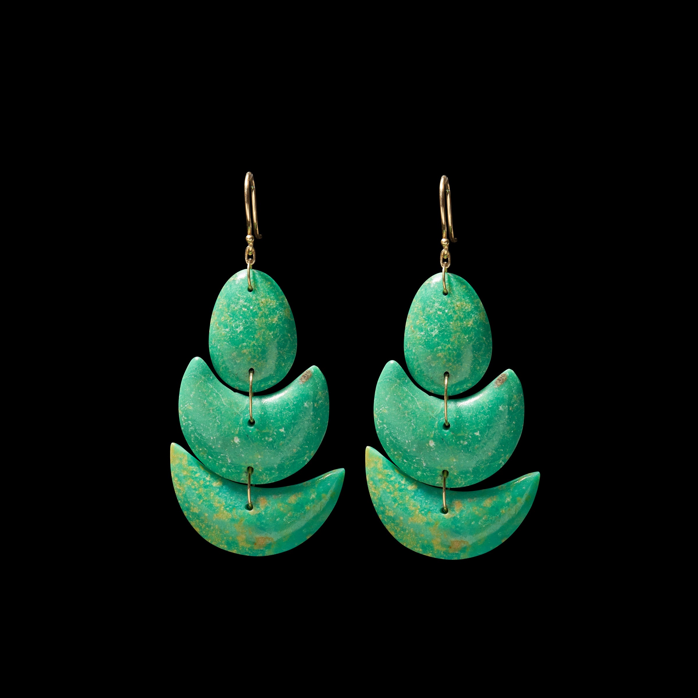 Lotus Stone Earring