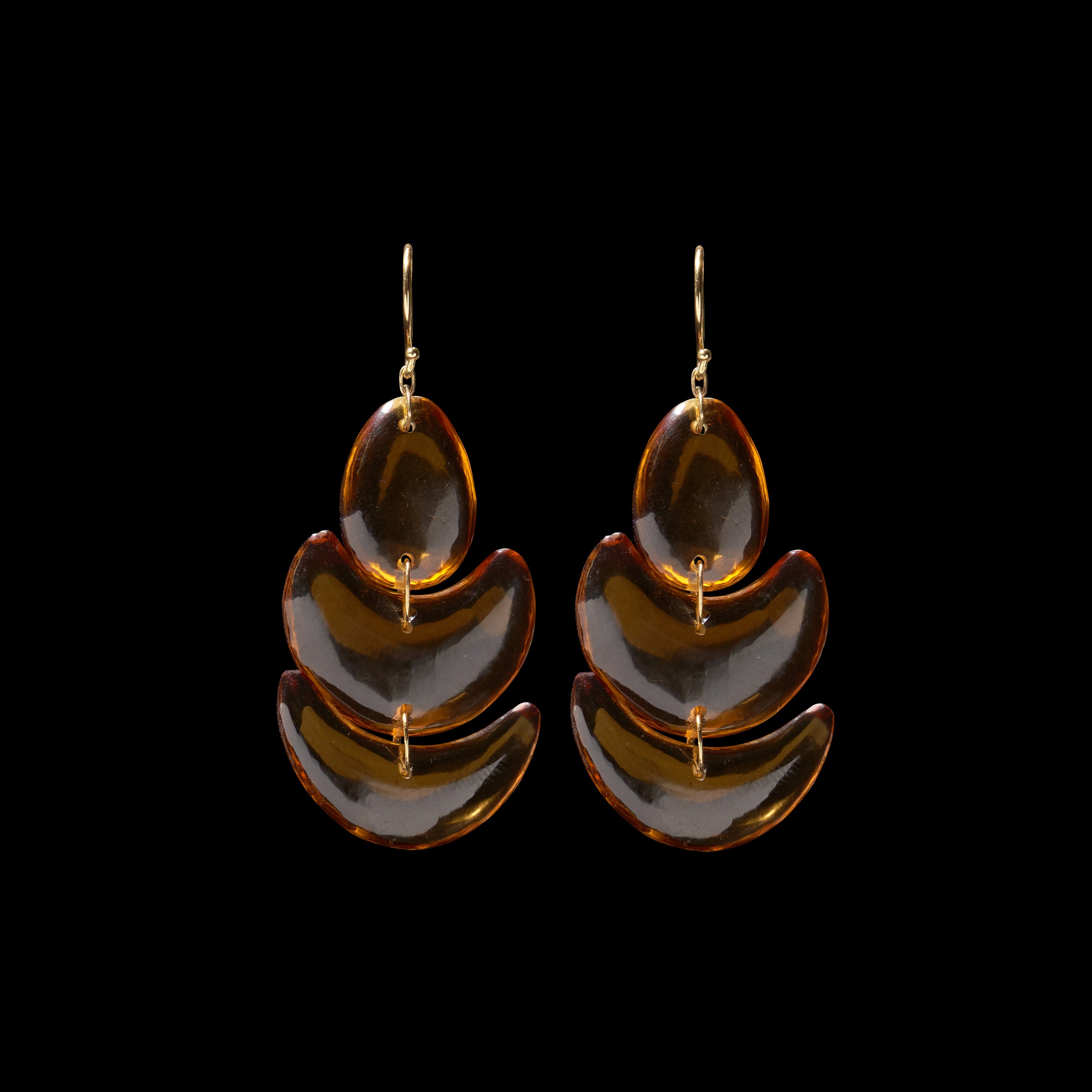 Lotus Stone Earring