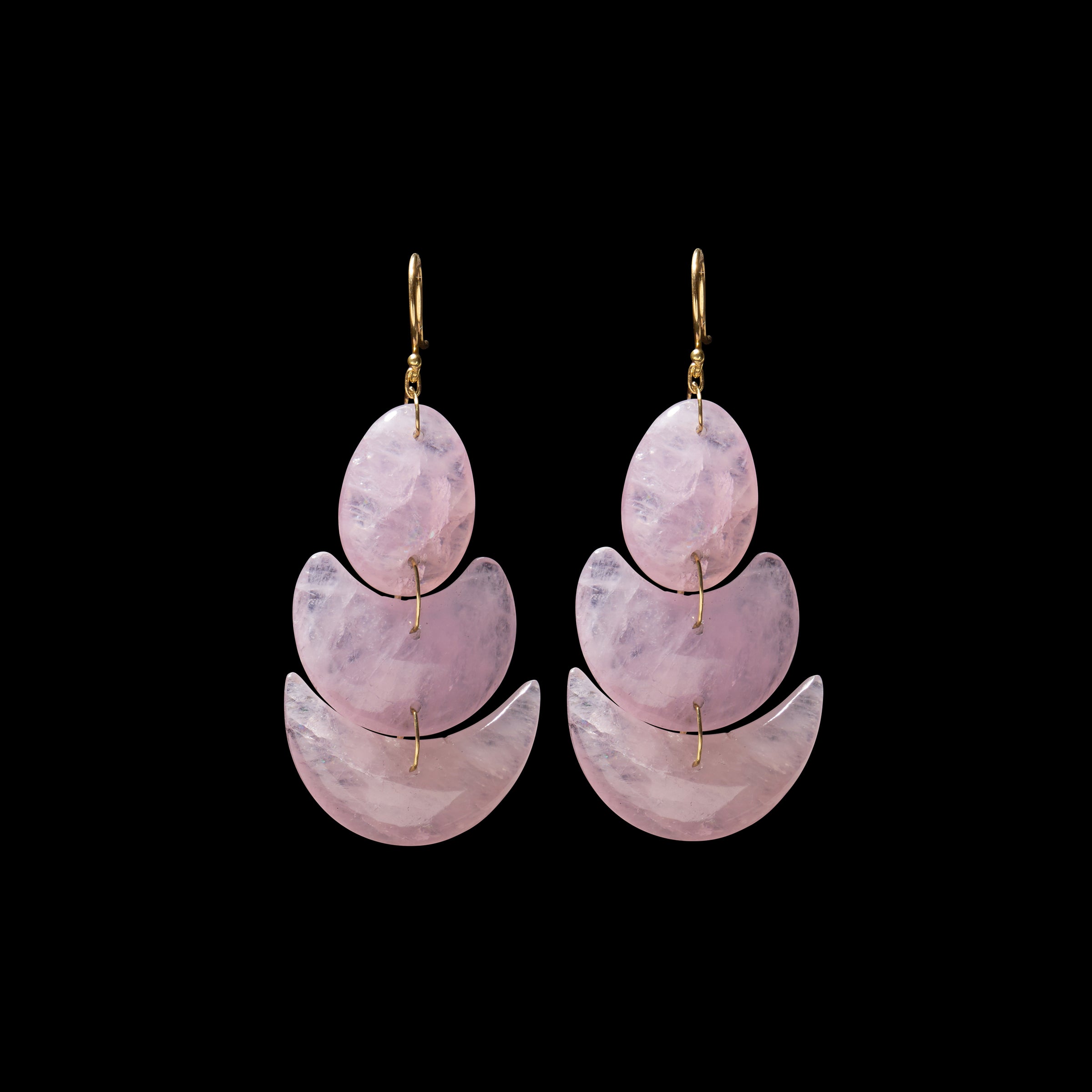 Lotus Stone Earring