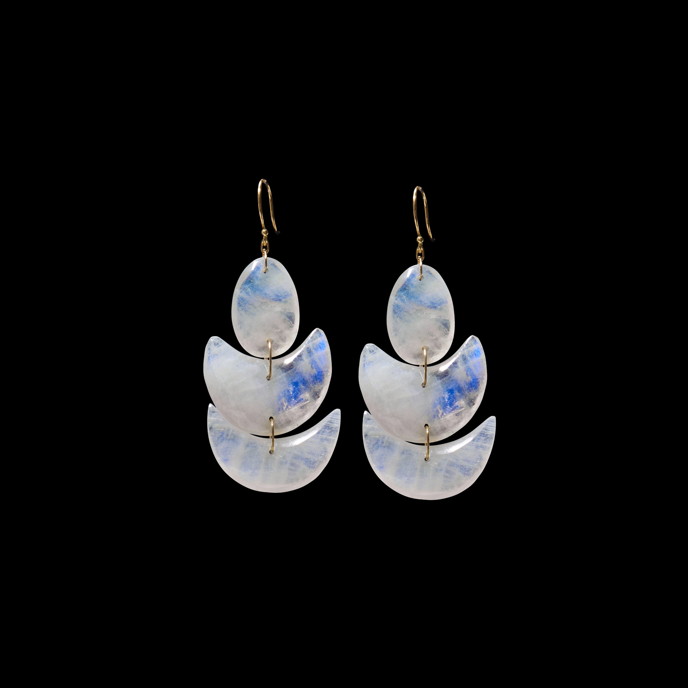 Lotus Stone Earring