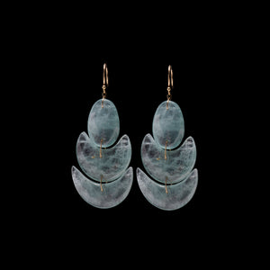 Lotus Stone Earring